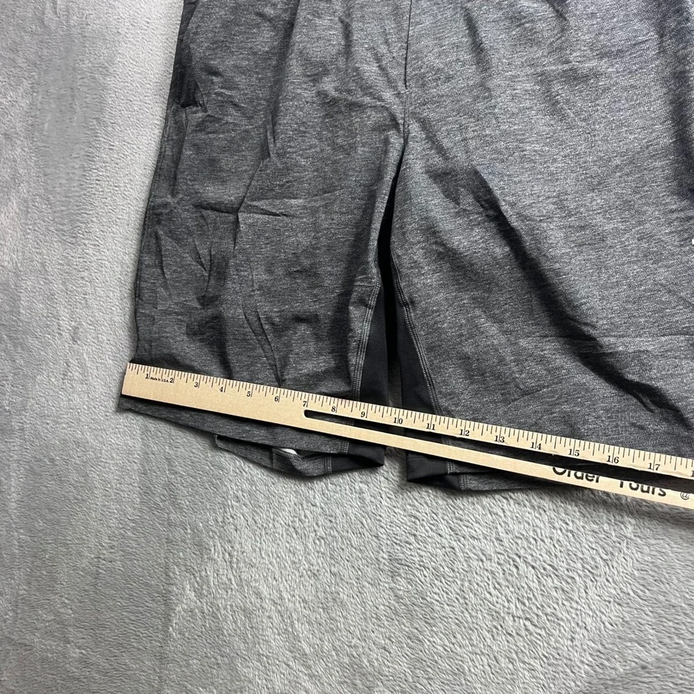 Lululemon x Peloton Mens Surge Short 7 Lined Heathered Black Small